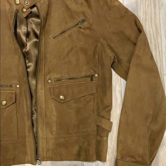 Softest Suede Lauren bomber jacket - Picture 3 of 4